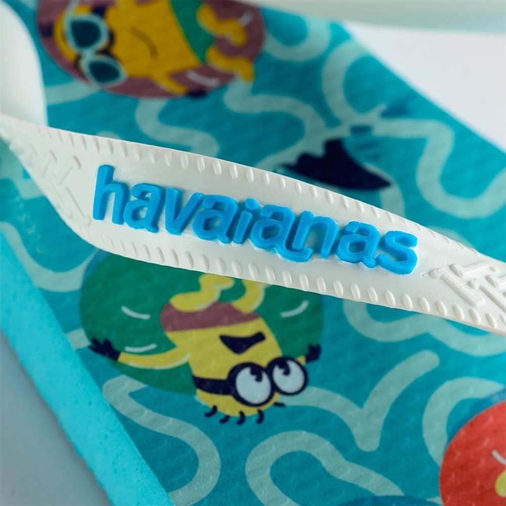Havaianas Minions Azul Tradicional/Branco 37/8