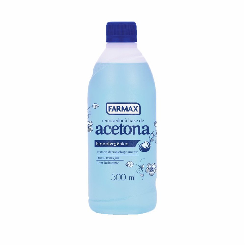 Removedor A Base De Acetona Farmax 500Ml