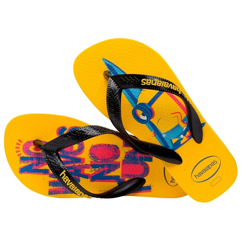 Havaianas Minions Amarelo/Preto/Amarelo 39/0