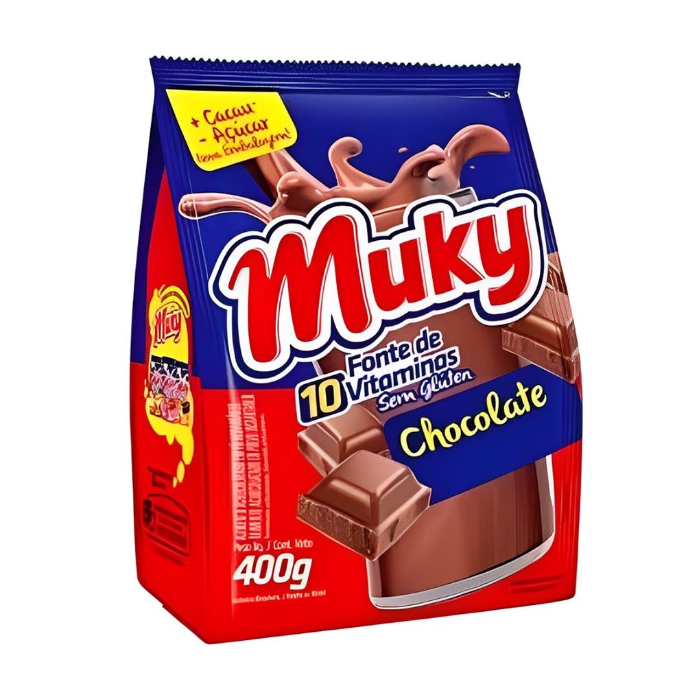 Achocolatado Em Pó Muky Sachê 400g