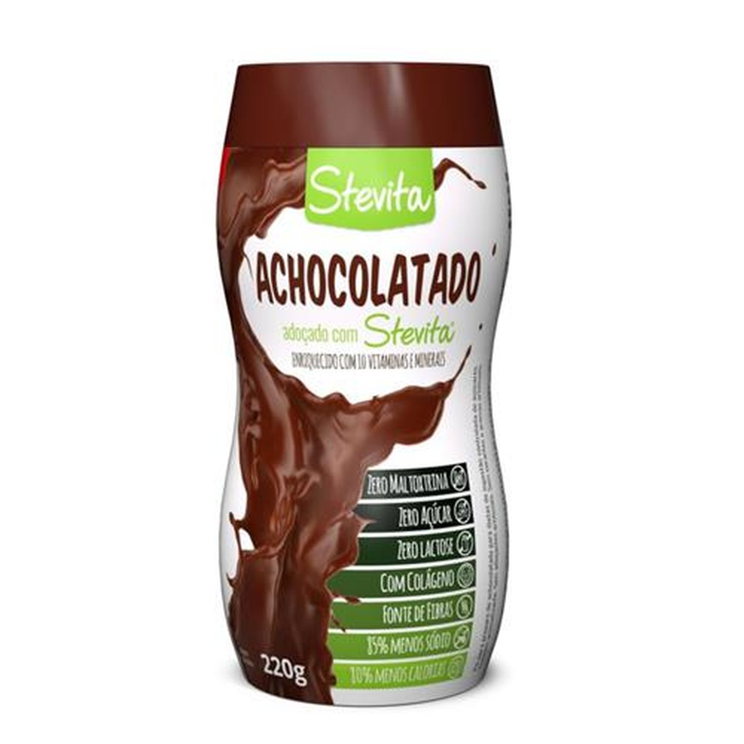 Achocolatado em Pó Diet com Stévia 220g Stevita