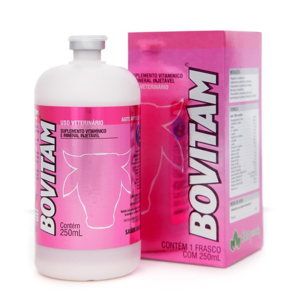 Suplemento Vitamínico Injetável Dispec Bovitam, 250ml