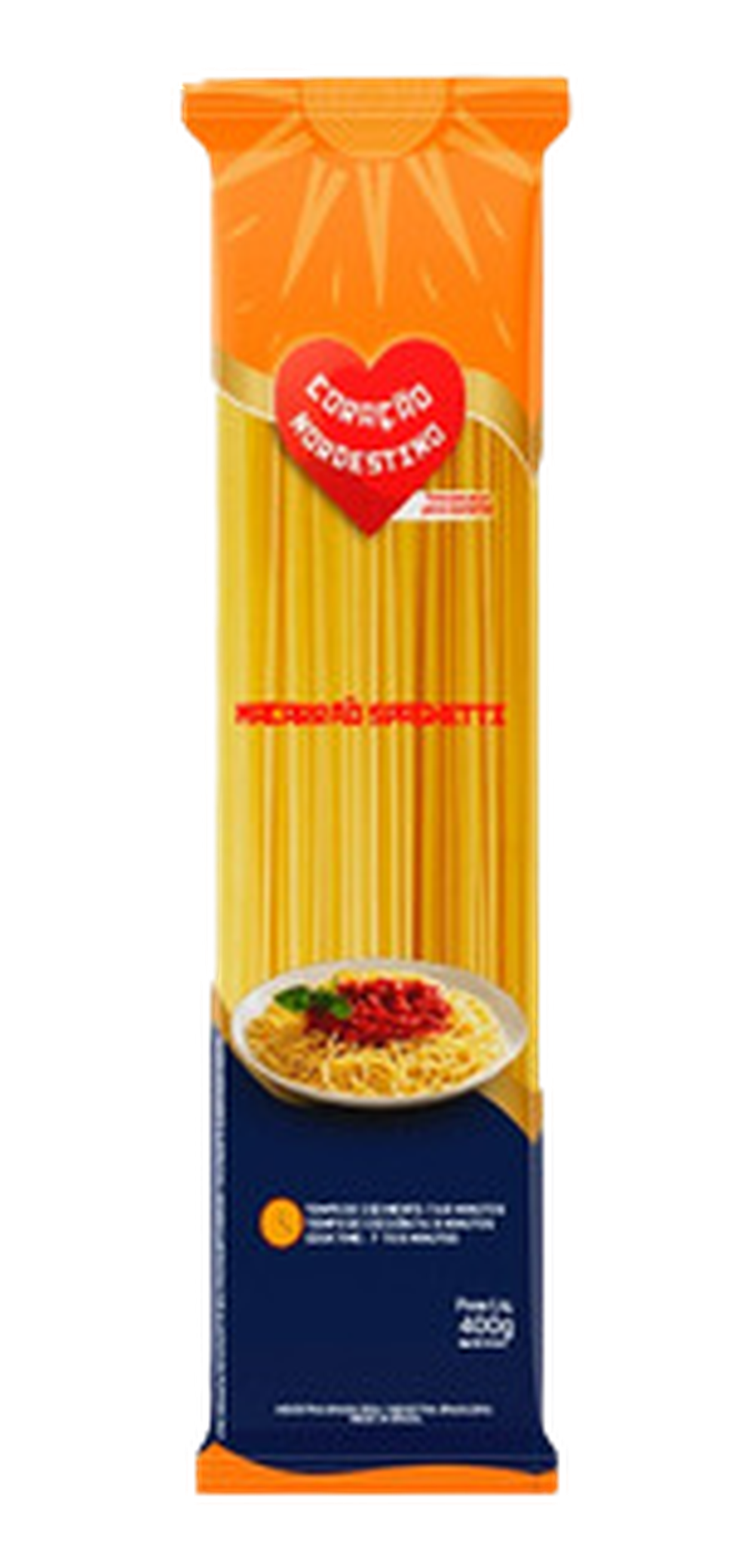 Macarrão Coração Nordestino 10X400g
