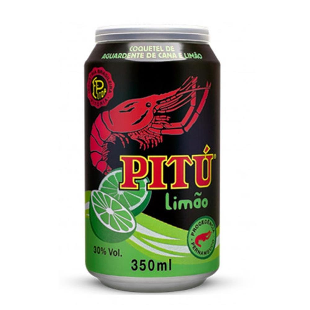 Aguardente Pitu Limao Lata 350ML
