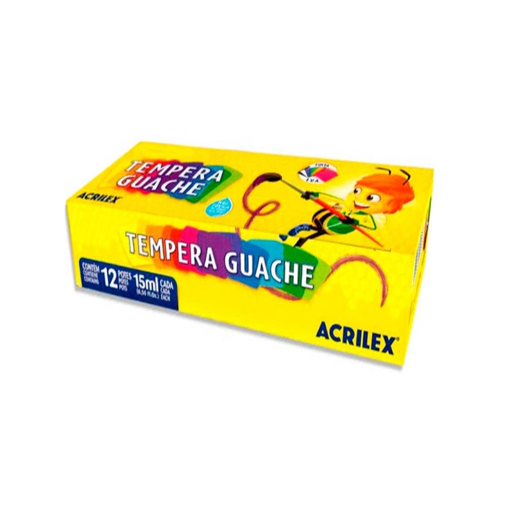 Tinta Guache Acrilex Verde Band 15Ml C/12-511