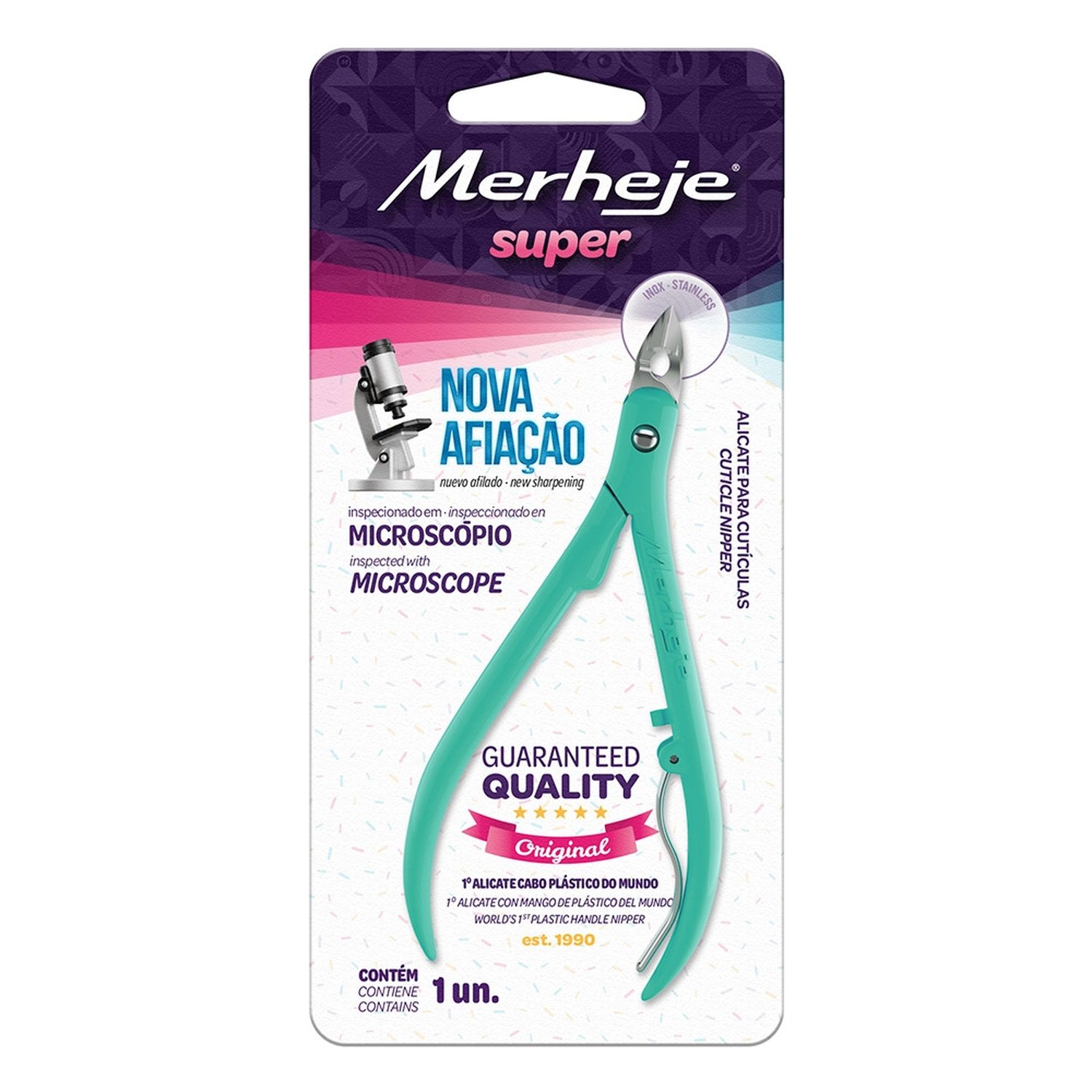 Alicate para Cutícula Merheje Verde
