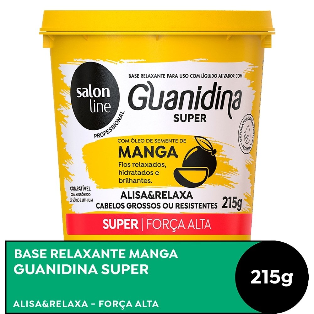 Alisante Creme Salon Line Guanidina Manga Super 215g