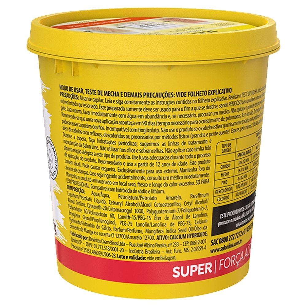 Alisante Creme Salon Line Guanidina Manga Super 215g