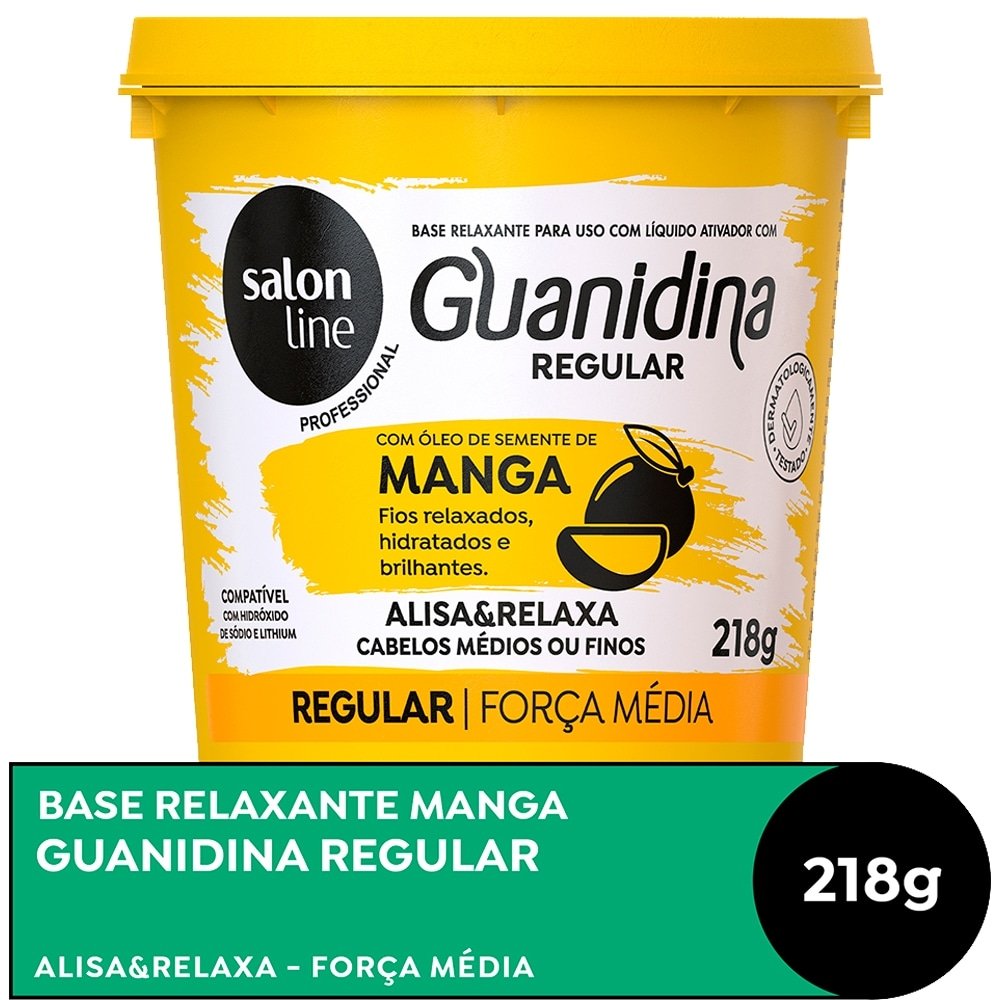 Alisante Creme Salon Line Guanidina Manga Regular 218g