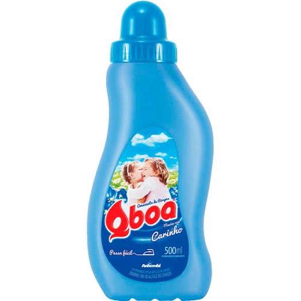Amaciante Qboa Maciez Carinho Azul - 24X1X500ML
