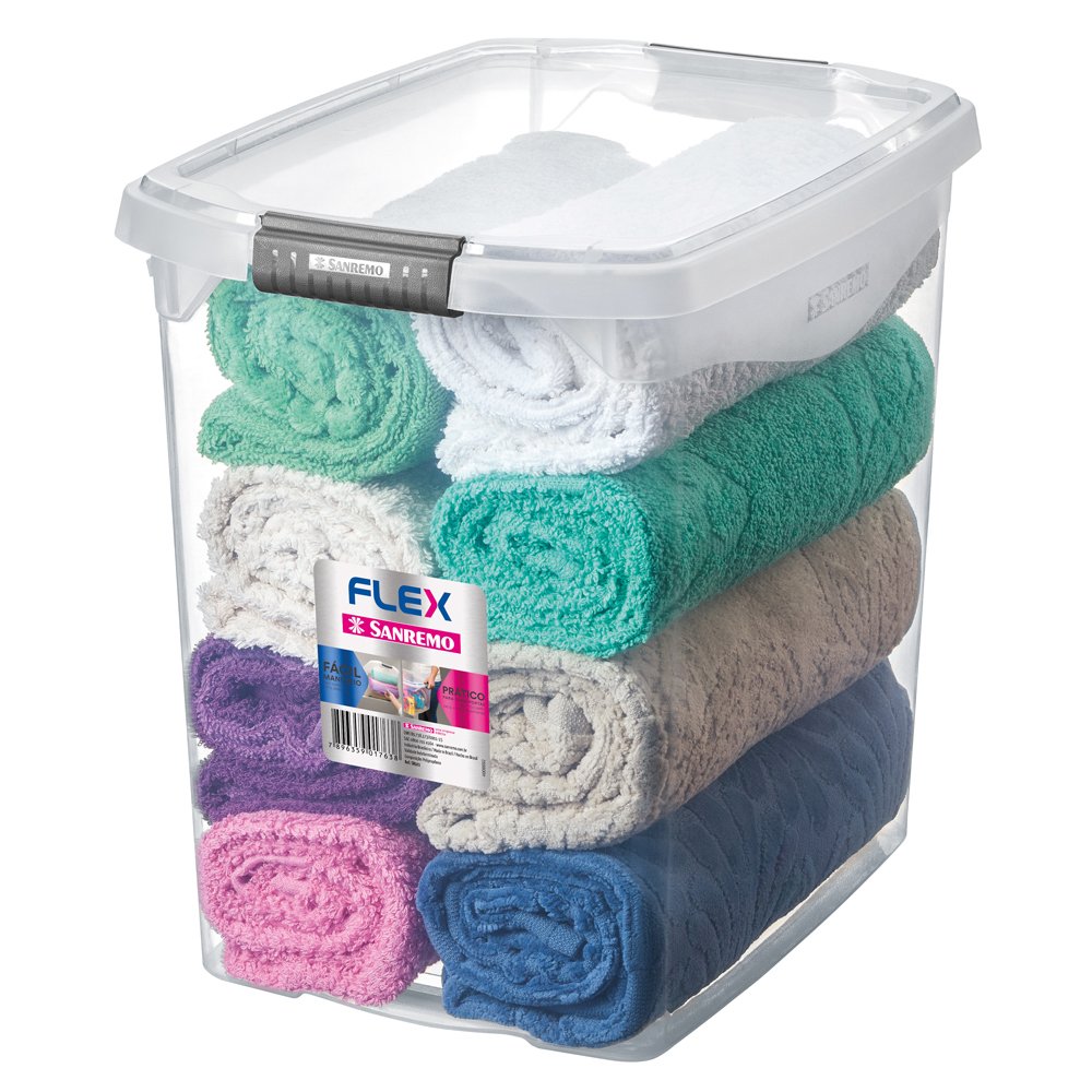 Organizador Plastico Sanremo 14L Transparente
