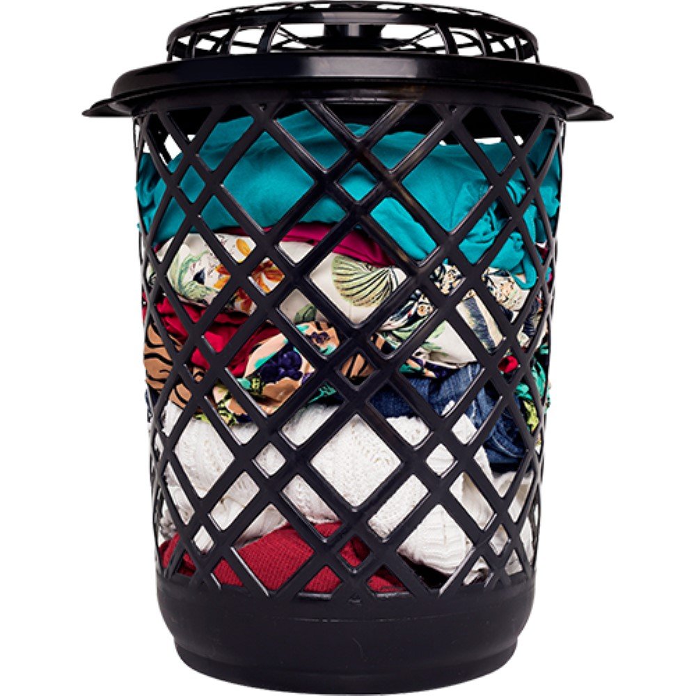 Cesto Plastico Telado 30l Preto Red Com Tampa