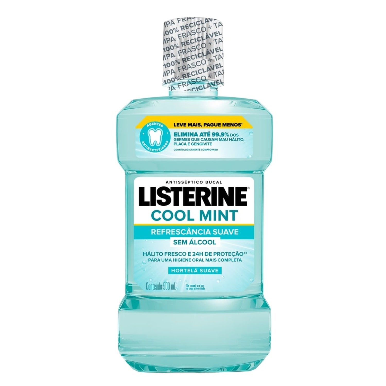 Enxaguante Bucal Listerine Cool Mint Zero Álcool 500ml