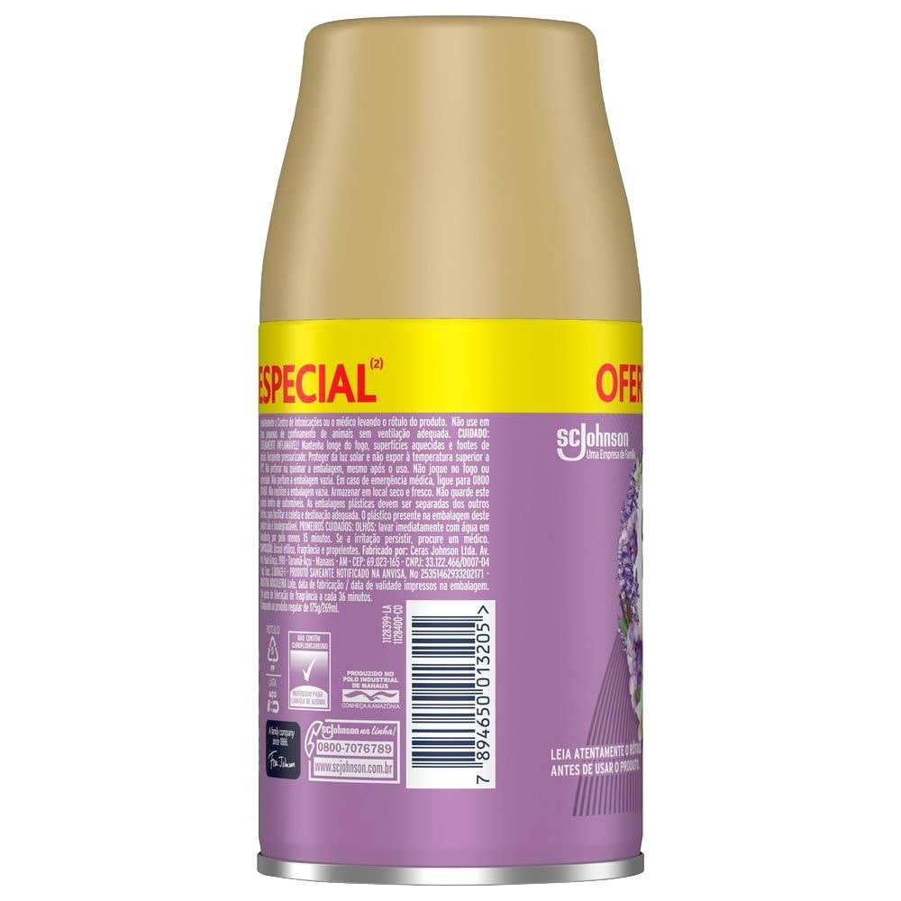 Desodorizador Glade Automatic Spray Lavanda & Vanilla Refil 269ml Oferta Especial