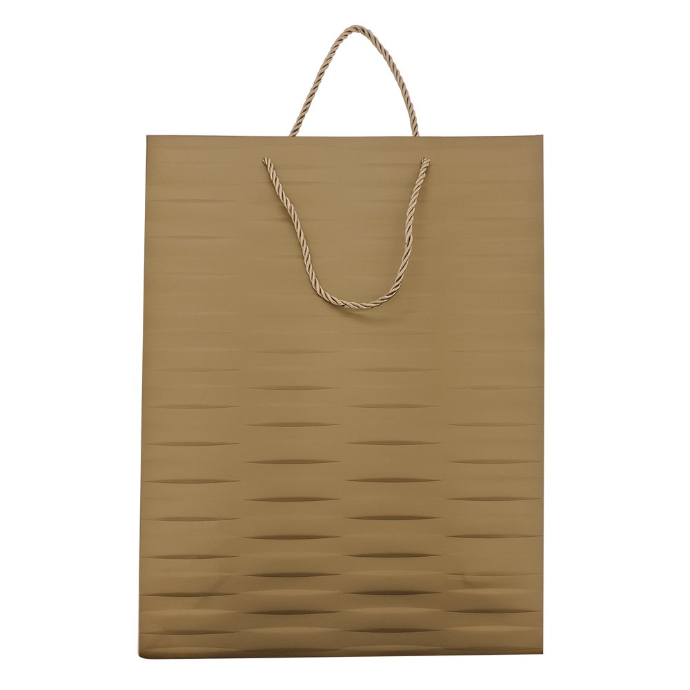 Sacola Papel Para Presente 12x9x36cm Texturizada Stripes
