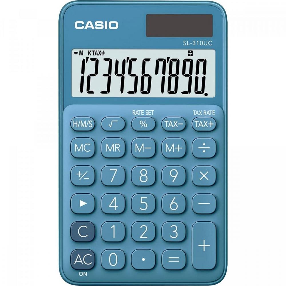 Calculadora Portátil Casio C/ Visor Amplo 10 Dígitos E Alimentação Dupla