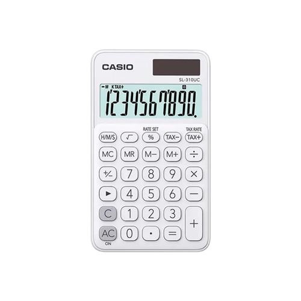Calculadora de Bolso 10 dígitos - SL-310UC-WE-N-DC Branca Cassio