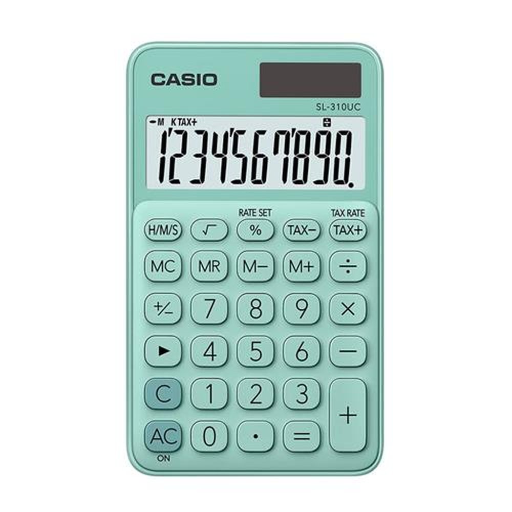 Calculadora Portátil Casio C/ Visor Amplo 10 Dígitos E Alimentação Dupla
