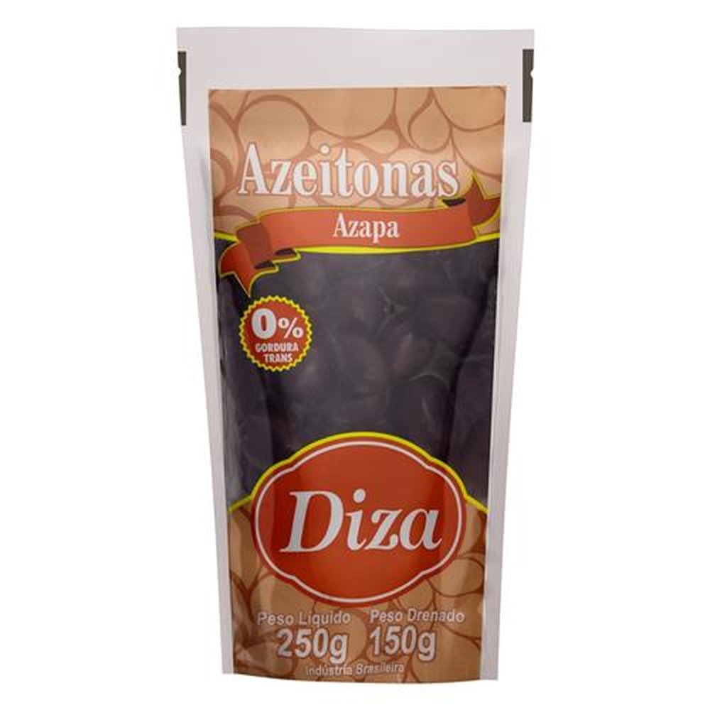 Azeitona Preta Azapa Sache 150g - Caixa com 24 Unidades