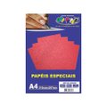 Papel Off Paper Espec A4 Metalizado Vermelho 150Gr C/15Fl