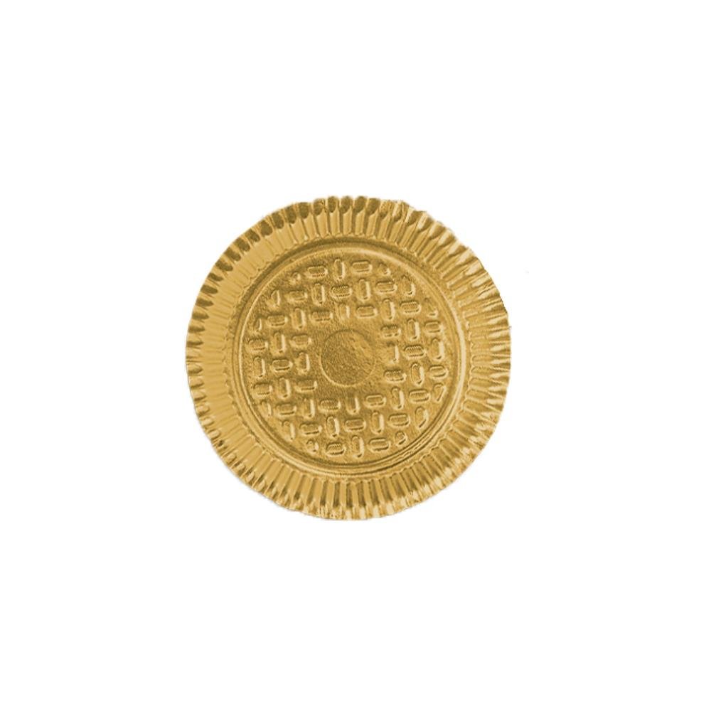 Prato Laminado Ouro Nº 5 Junco - 27,5 cm