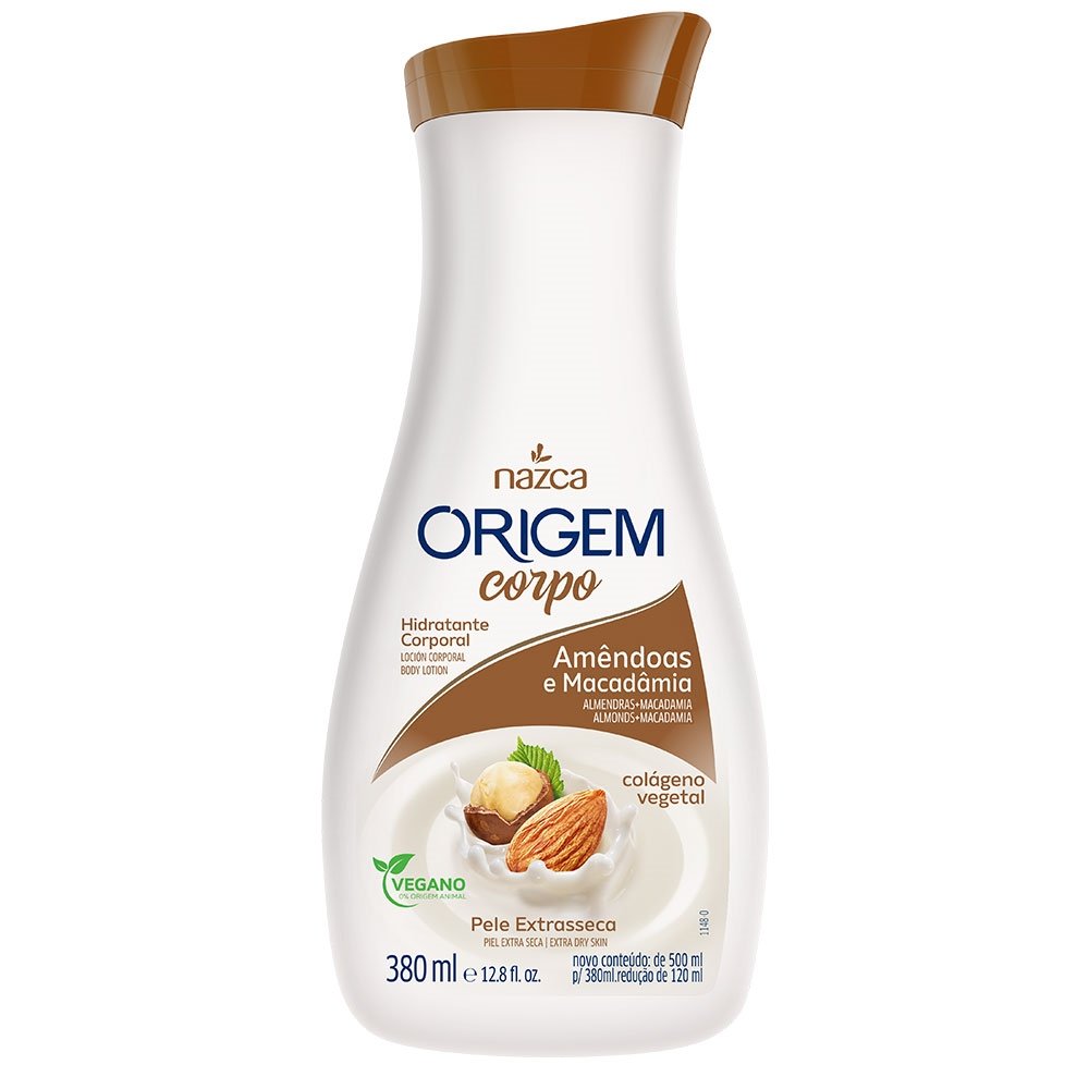 Hidratante Origem Amêndoas e Macadâmia 380ml