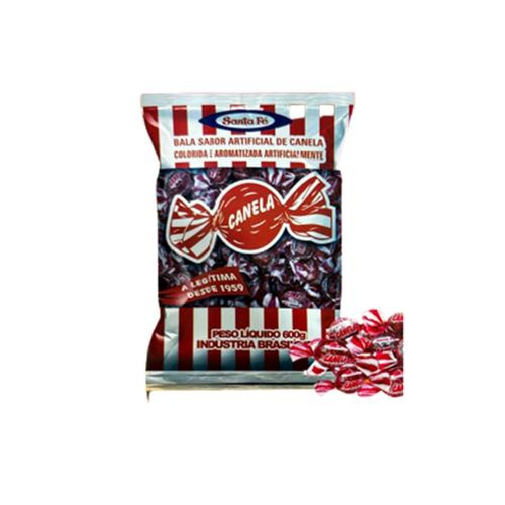 Bala Santa Fé Canela 600g
