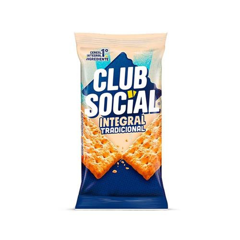 Biscoito Club Social Integral Tradicional Multipack 144g