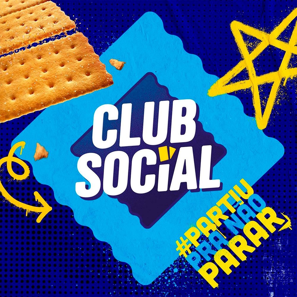 Biscoito Salgado Club Social Mix de Queijos Multipack 141g