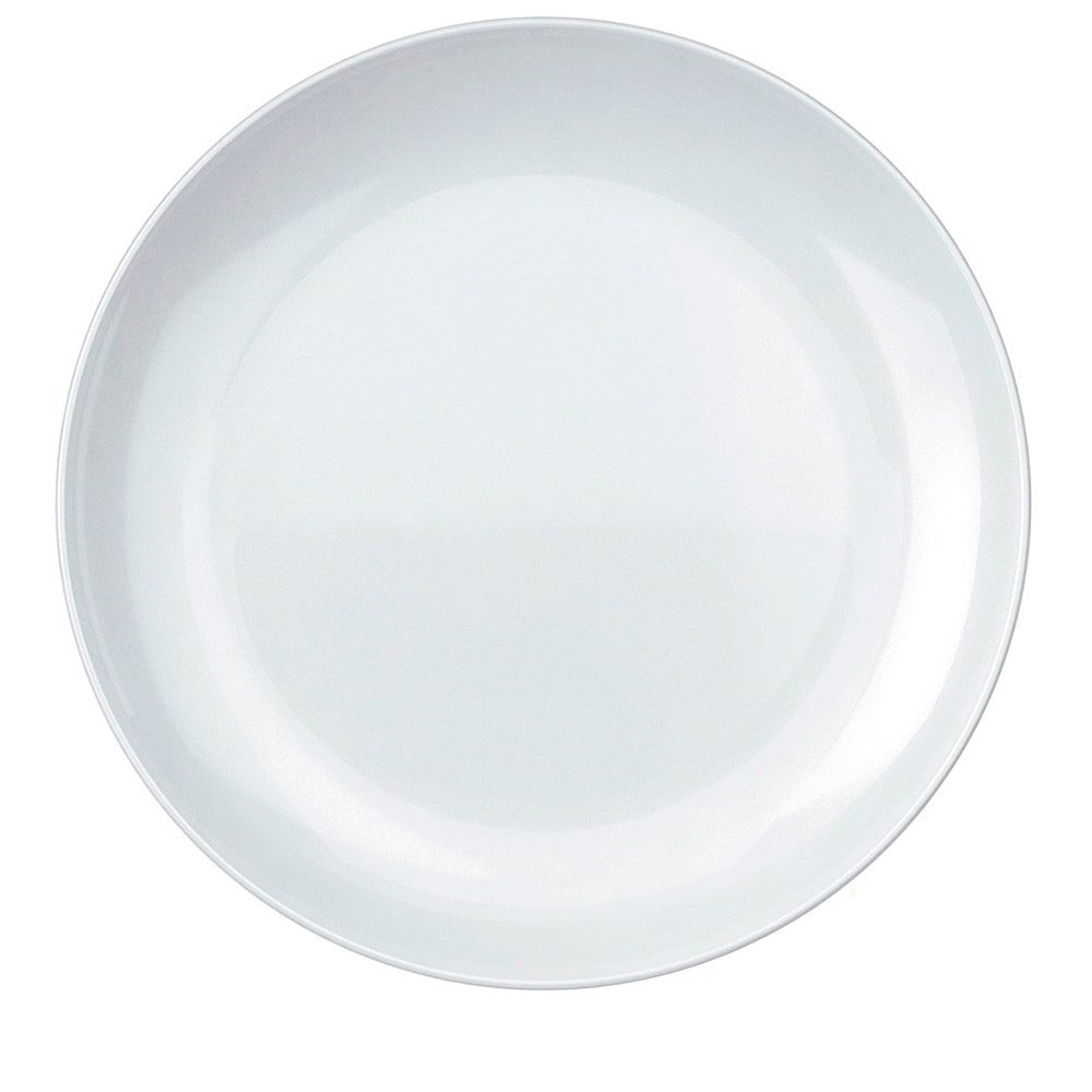 Conjunto de Pratos Sobremesa Nadir Vidro Branco Opaline Blanc 24 peças