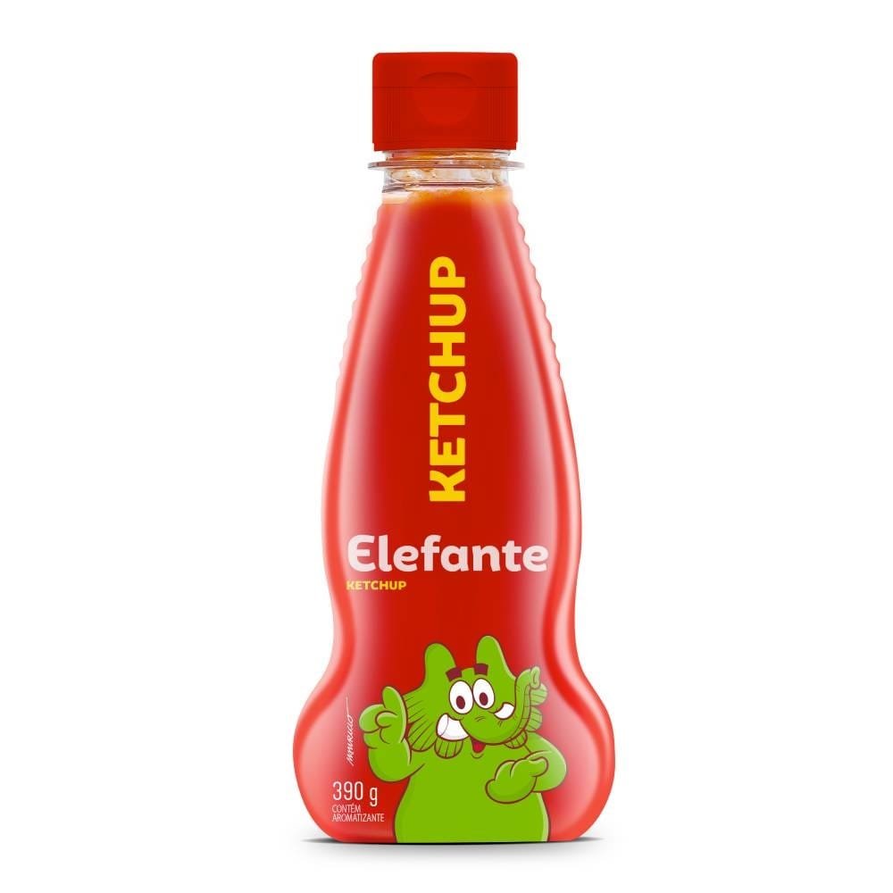 Ketchup Elefante 390g Embalagem com 24 Unidades