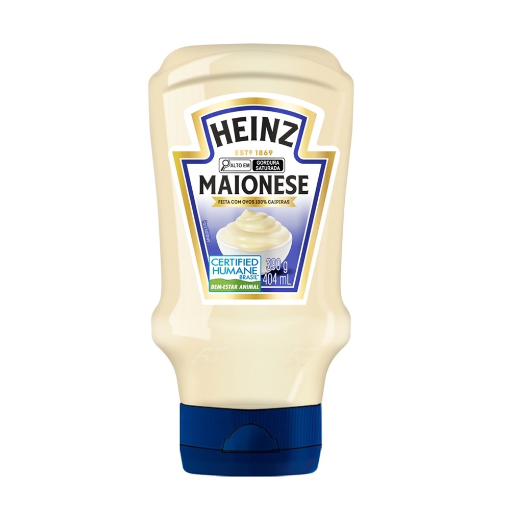 Maionese Heinz 390g - Embalagem com 16 Unidades