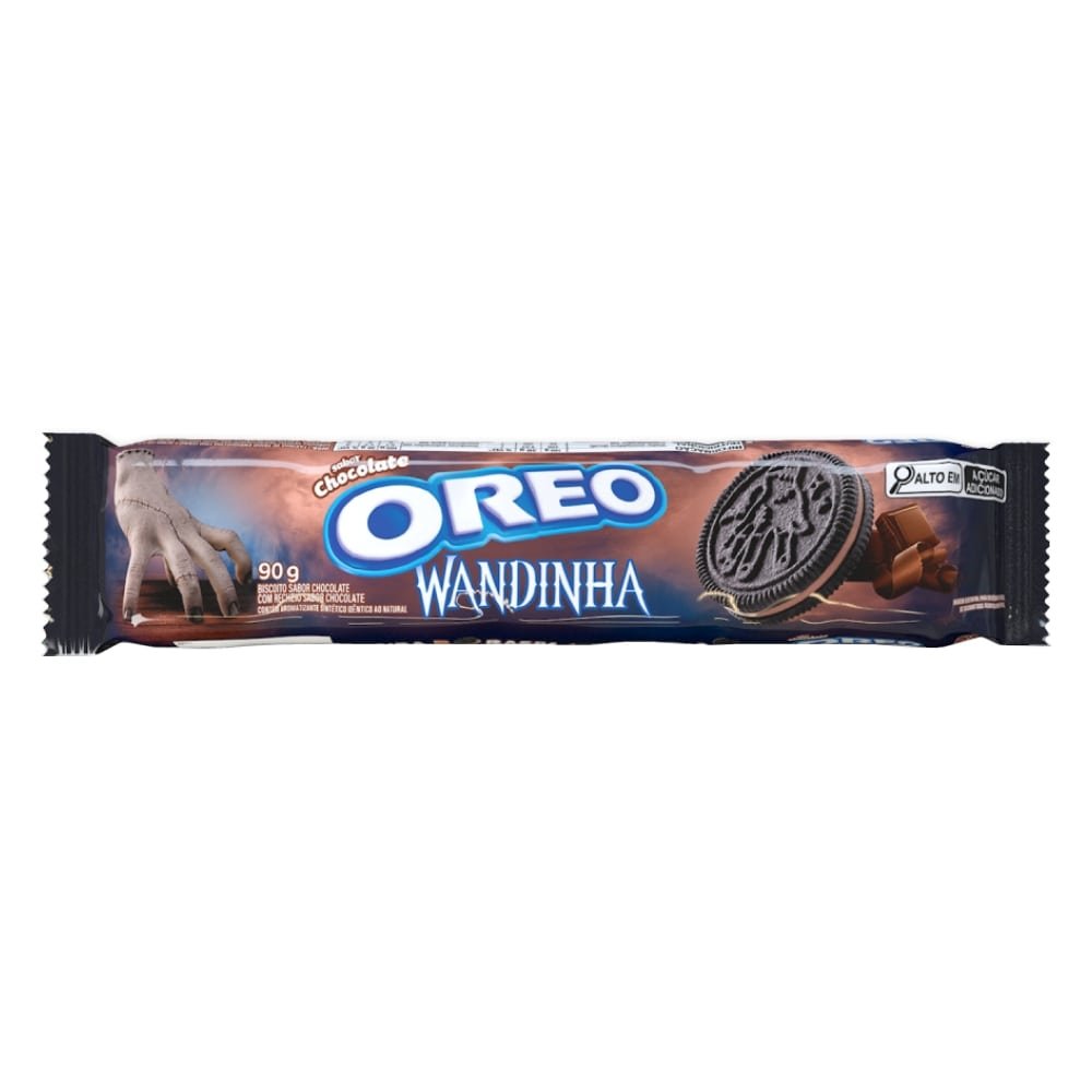 Biscoito Recheado Oreo Chocolate 90g Embalagem com 48 Unidades