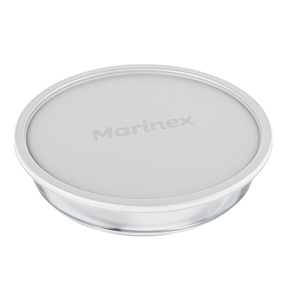 Conjunto de Assadeiras Marinex Redonda 2,4 Litros Média com Tampa Pástica 6 Peças