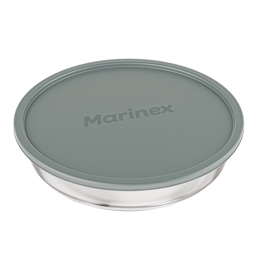 Conjunto de Assadeiras Marinex Redonda 2,4 Litros Média com Tampa Pástica 6 Peças