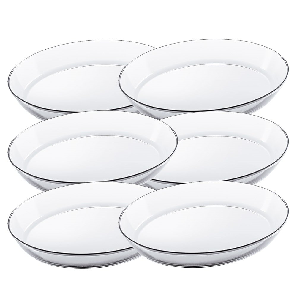 Conjunto de Assadeiras Marinex Oval Grande 6 Peças