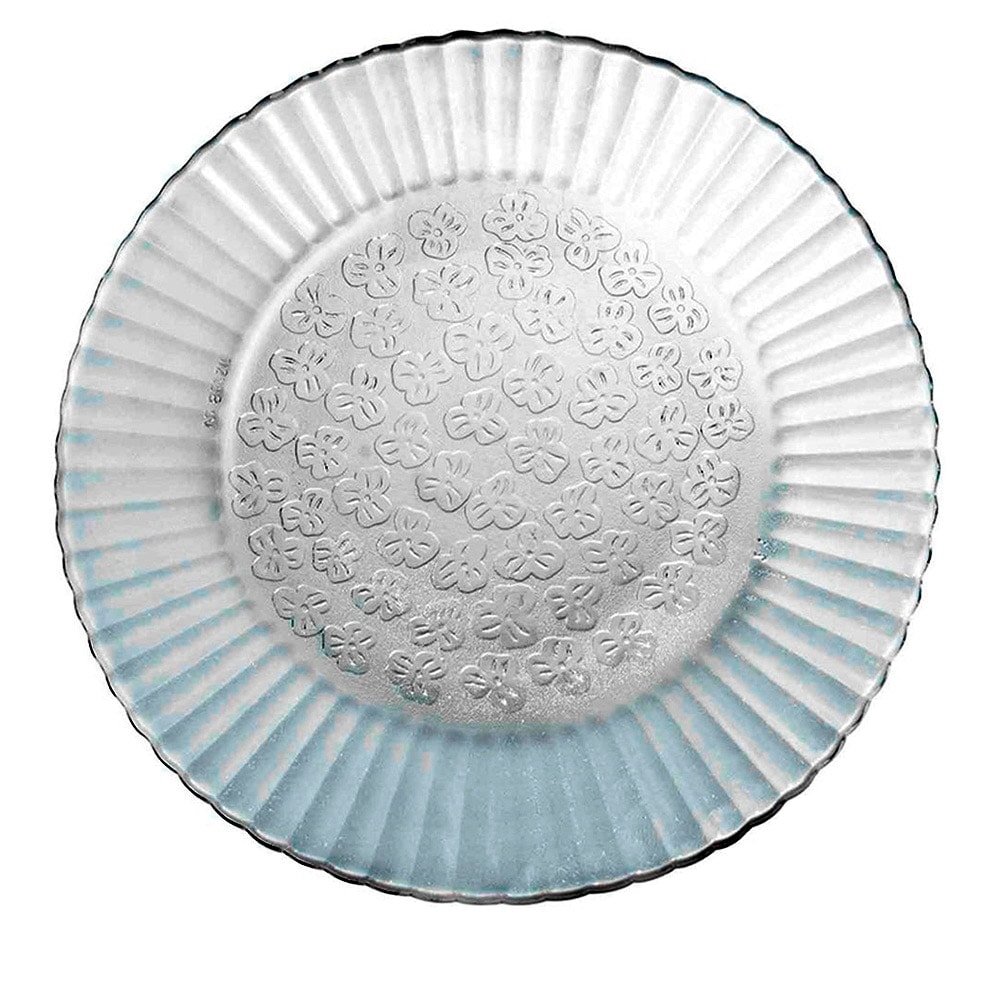 Conjunto de Pratos Fundos Duralex Vidro Primavera 24 Peças