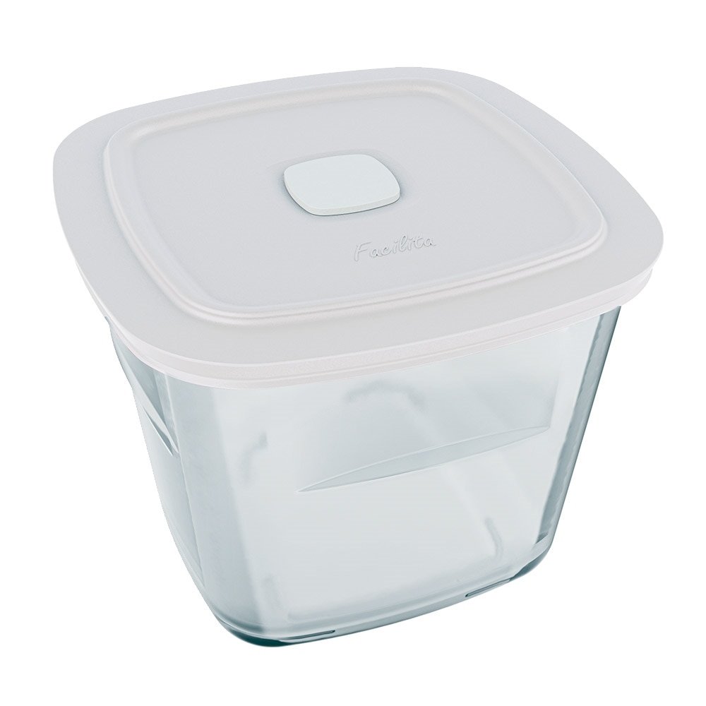 Tigela Marinex Facilita VAP Alta 1L 4000721 com Tampa - Cores Sortidas - Embalagem com 6 Peças