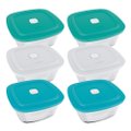 Tigela Marinex Facilita VAP  2L 4000727 com Tampa - Cores Sortidas - Embalagem com 6 Peças