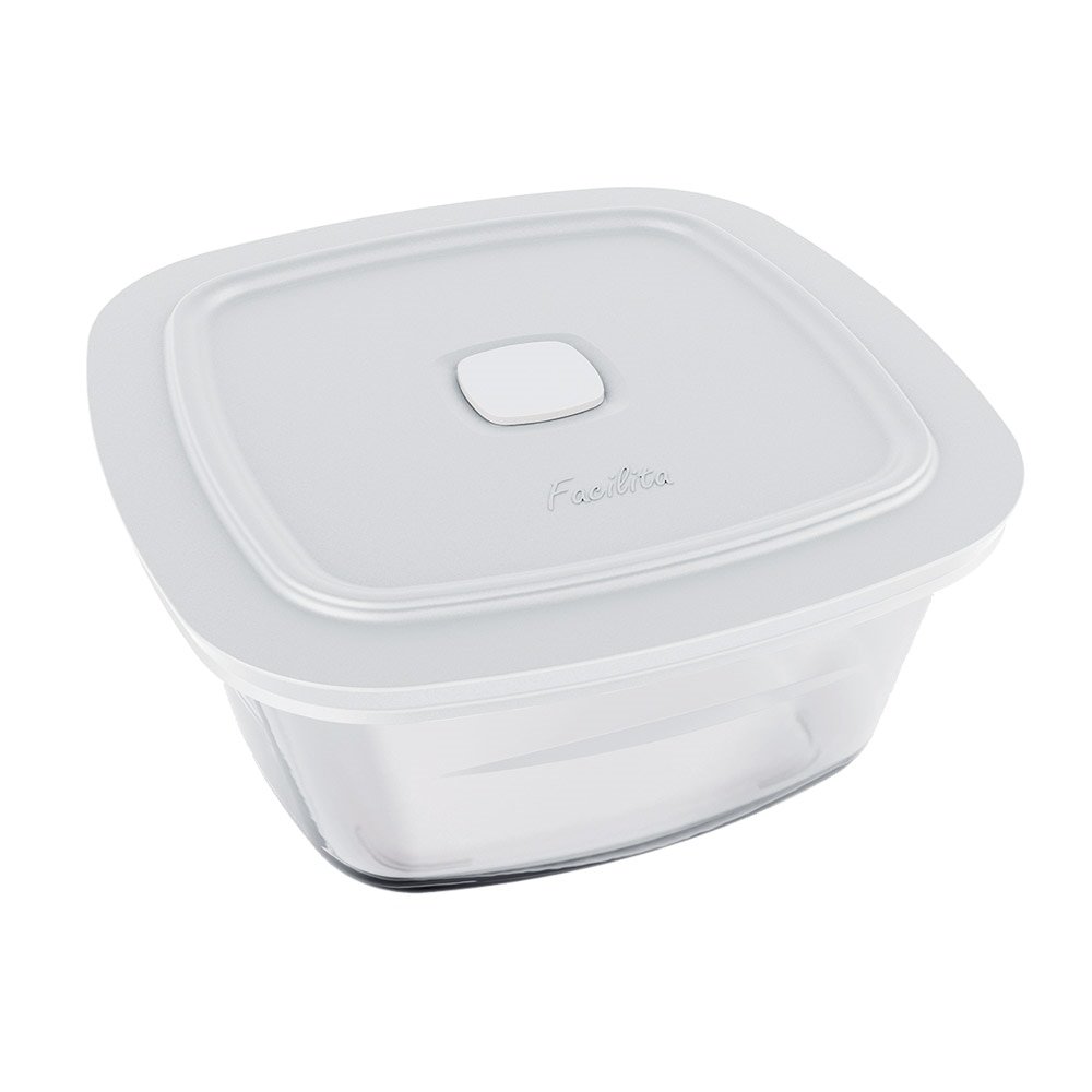 Tigela Marinex Facilita VAP  2L 4000727 com Tampa - Cores Sortidas - Embalagem com 6 Peças