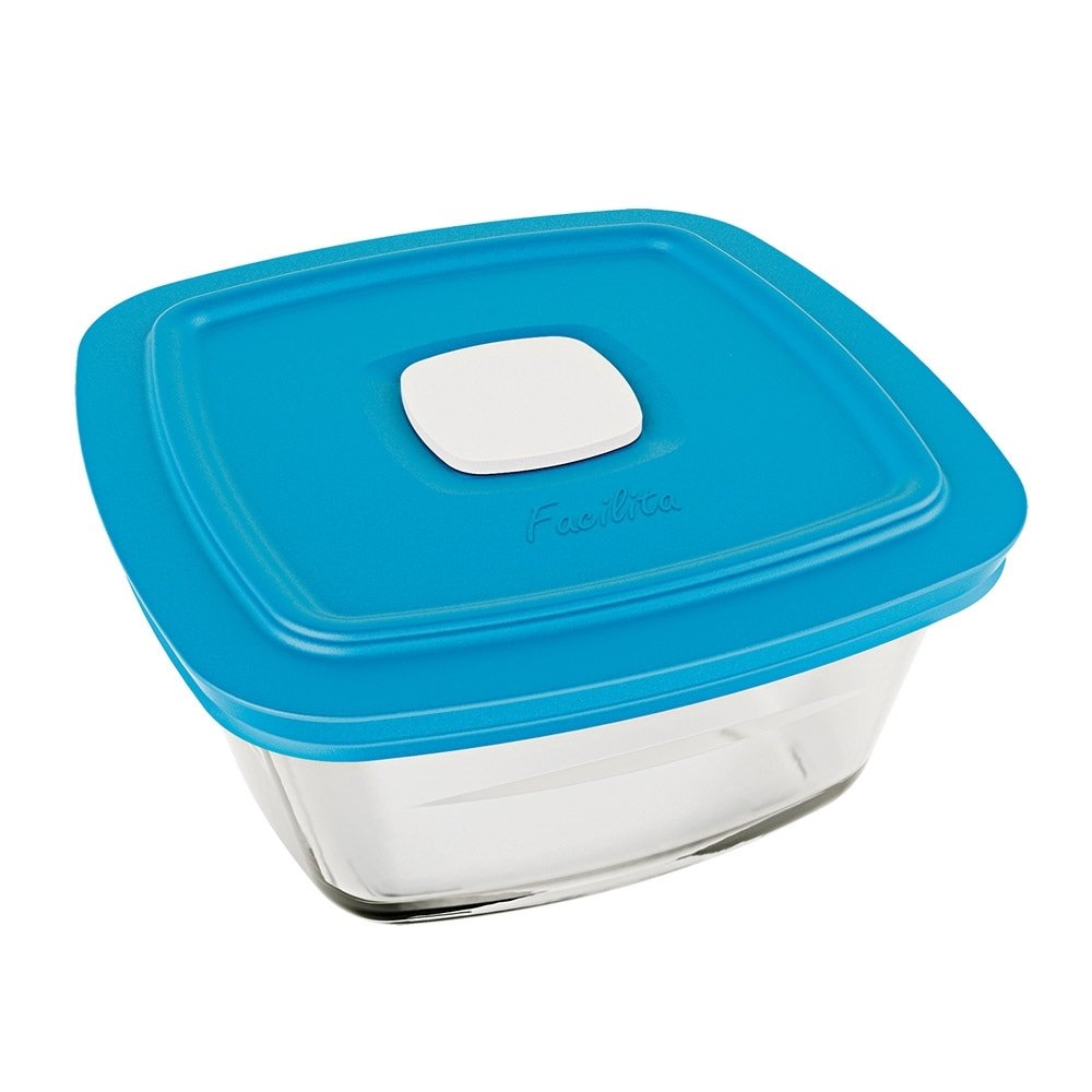 Tigela Marinex Facilita VAP 500ml com Tampa 4000723 - Cores Sortidas - Embalagem com 12 Peças