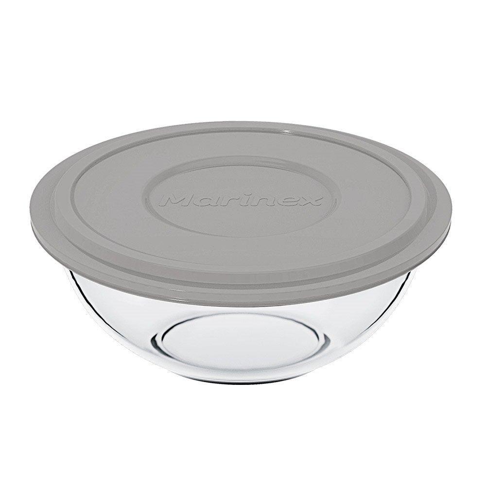 Tigela Marinex Plus 500ml Pequena 30337 com Tampa - Cores Sortidas - Embalagem com 12 Peças