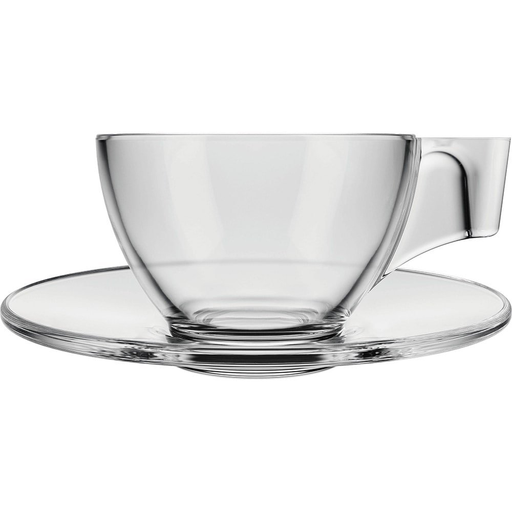Conjunto de Xícaras Duralex Café c/ Pires Astral 24 Peças