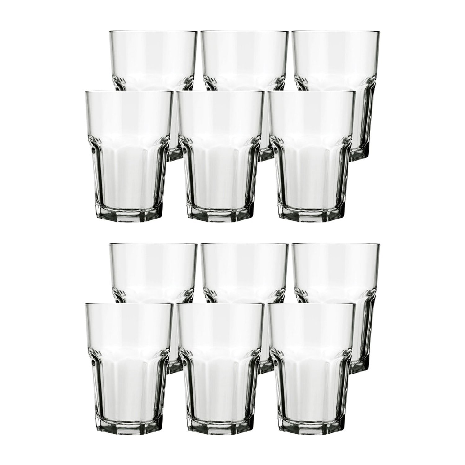Conjunto de Copos Nadir Bristol Long Drink 410ml - Embalagem com 12 Unidades