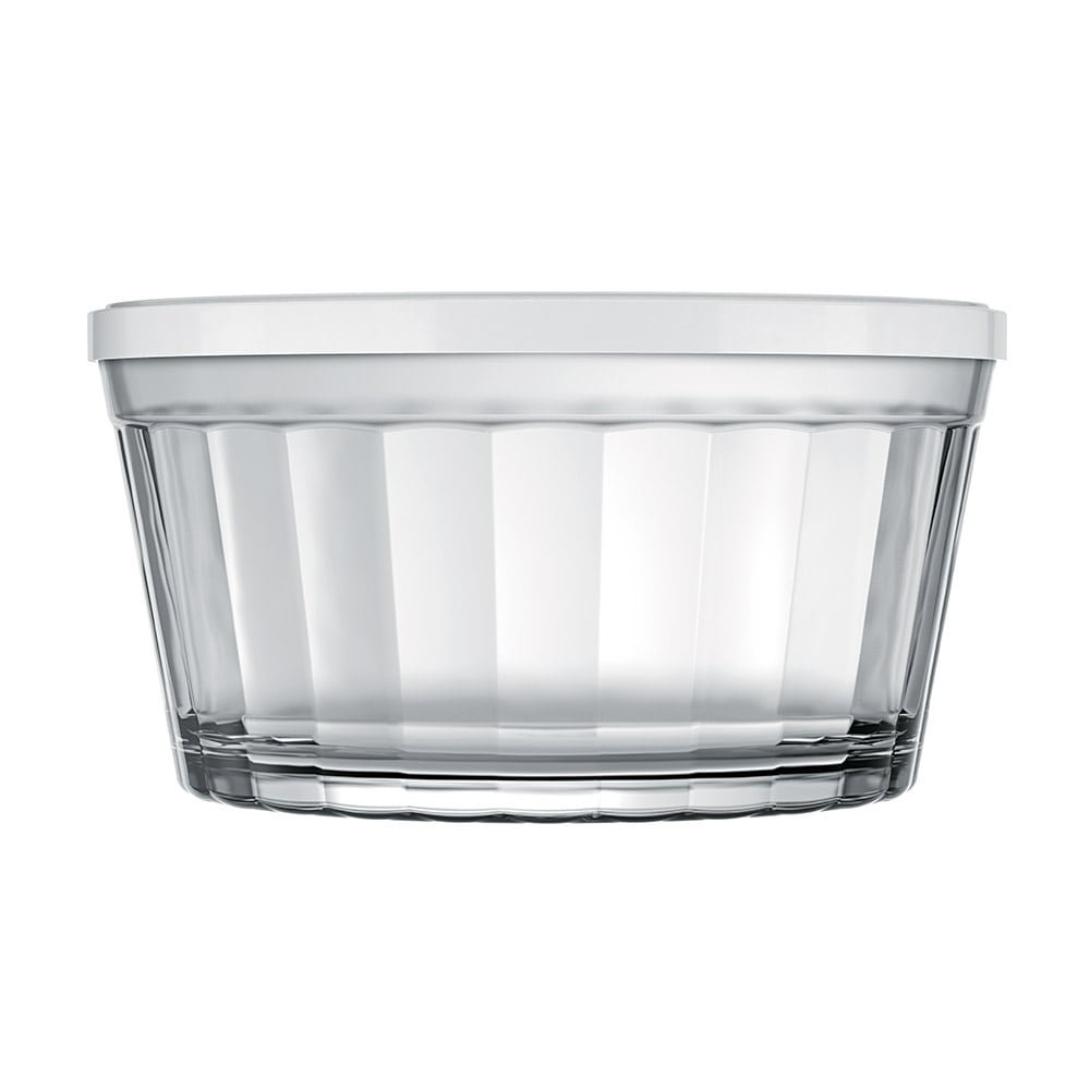 Tigela Nadir Americano 600ml Grande 4010 com Tampa - Cores Sortidas - Embalagem com 12 Peças