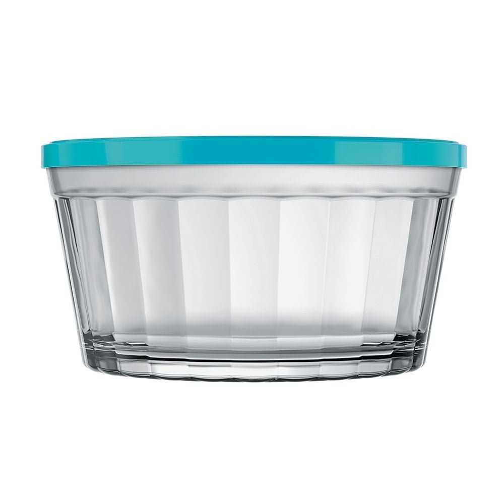 Tigela Nadir Americano 600ml Grande 4010 com Tampa - Cores Sortidas - Embalagem com 12 Peças