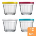 Tigela Nadir Americano 350ml Méda 4110 com Tampa - Cores Sortidas - Embalagem com 12 Peças