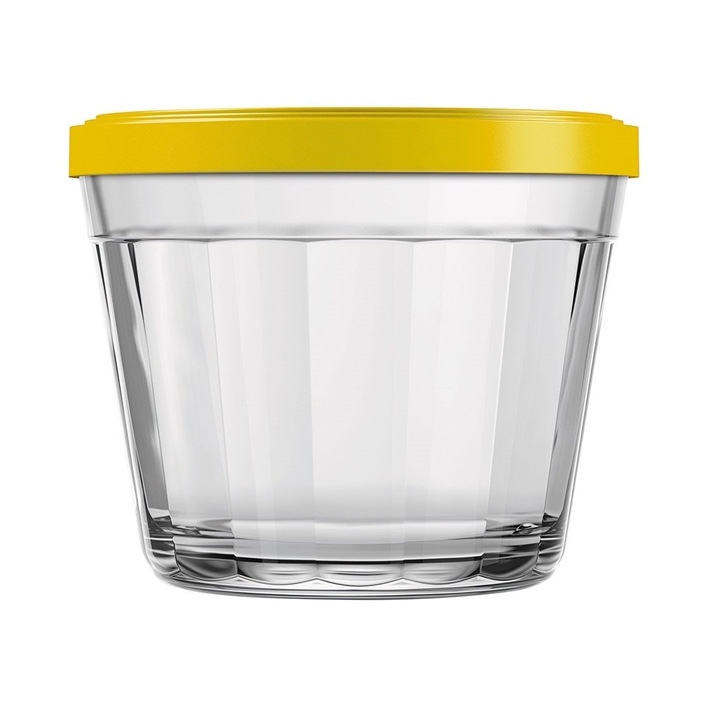 Tigela Nadir Americano 150ml Pequena 4210 com Tampa - Cores Sortidas - Embalagem com 12 Peças