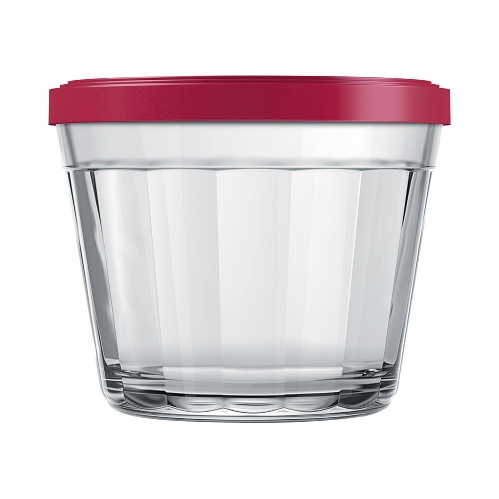 Tigela Nadir Americano 150ml Pequena 4210 com Tampa - Cores Sortidas - Embalagem com 12 Peças