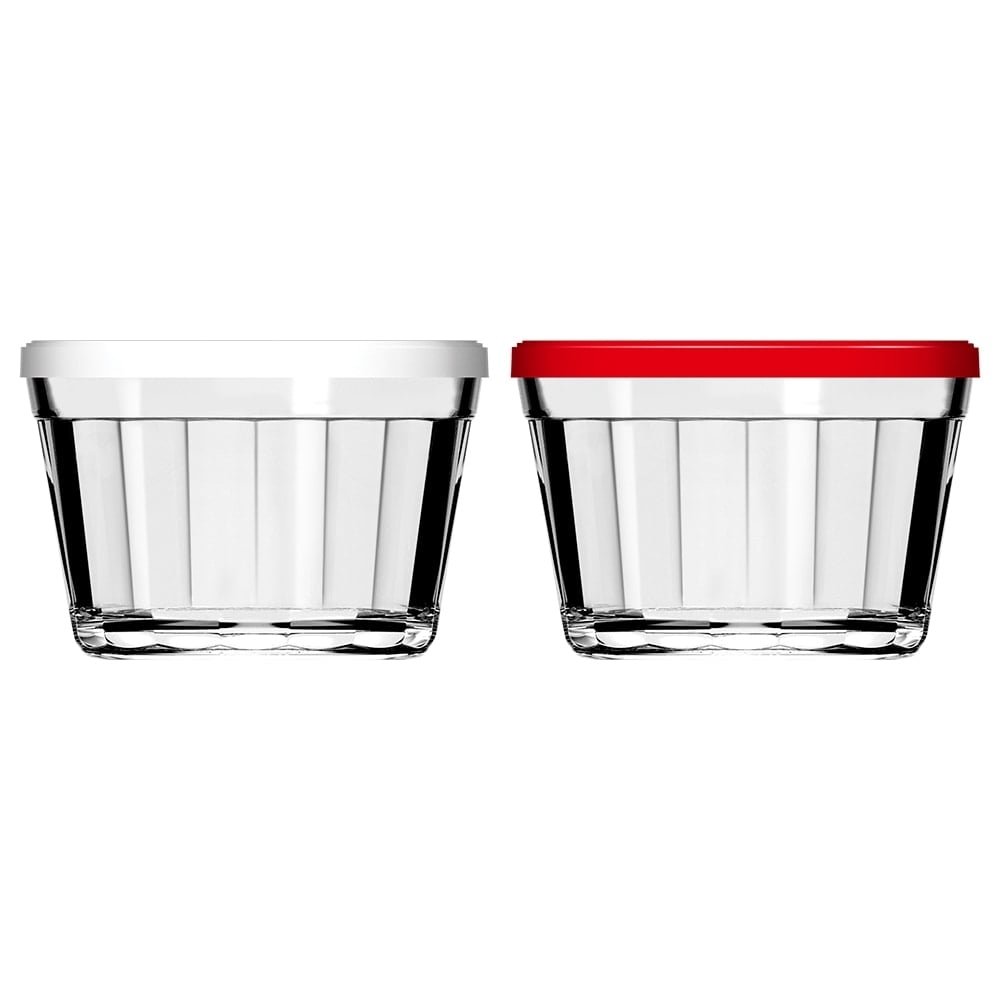 Tigela Nadir Americano 150ml Pequena 4210 com Tampa - Cores Sortidas - Embalagem com 12 Peças